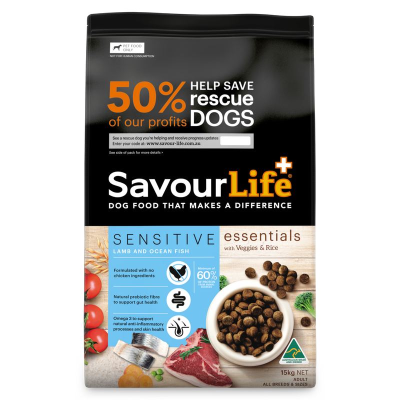 Essentials Adult Sensitive Lamb & Ocean Fish 15kg