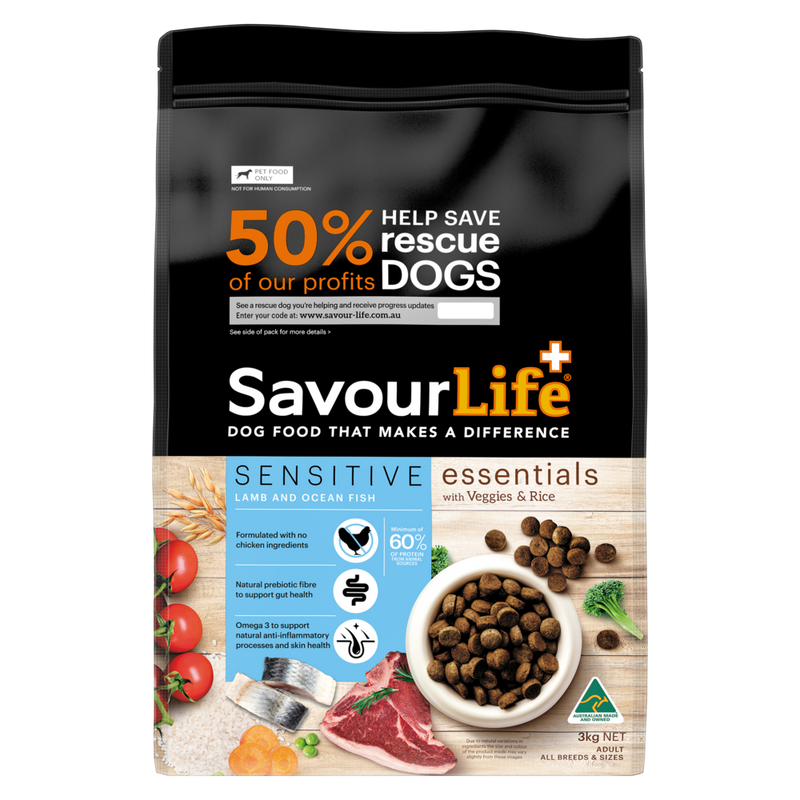 Essentials Adult Sensitive Lamb & Ocean Fish 3kg