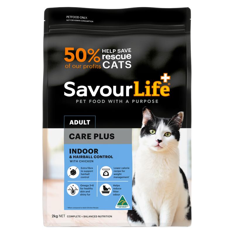SavourLife CarePlus Hairball Control Chicken Adult 2kg