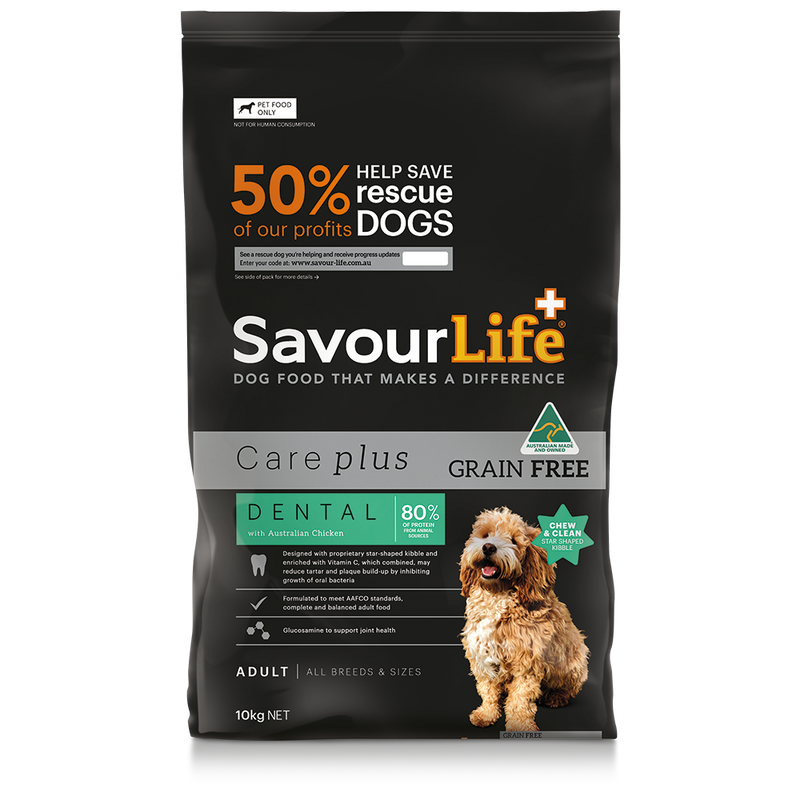 Care Plus Grain Free Dental Adult with Australian Chicken 10kg
