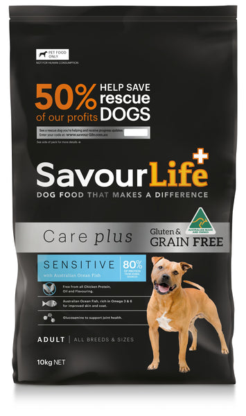 Grain Free Care Plus Adult Sensitive with Ocean Fish 10kg