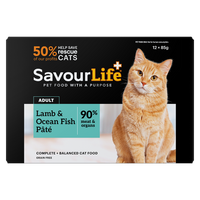 SavourLife Lamb & Ocean Fish Adult Cat Food 85g